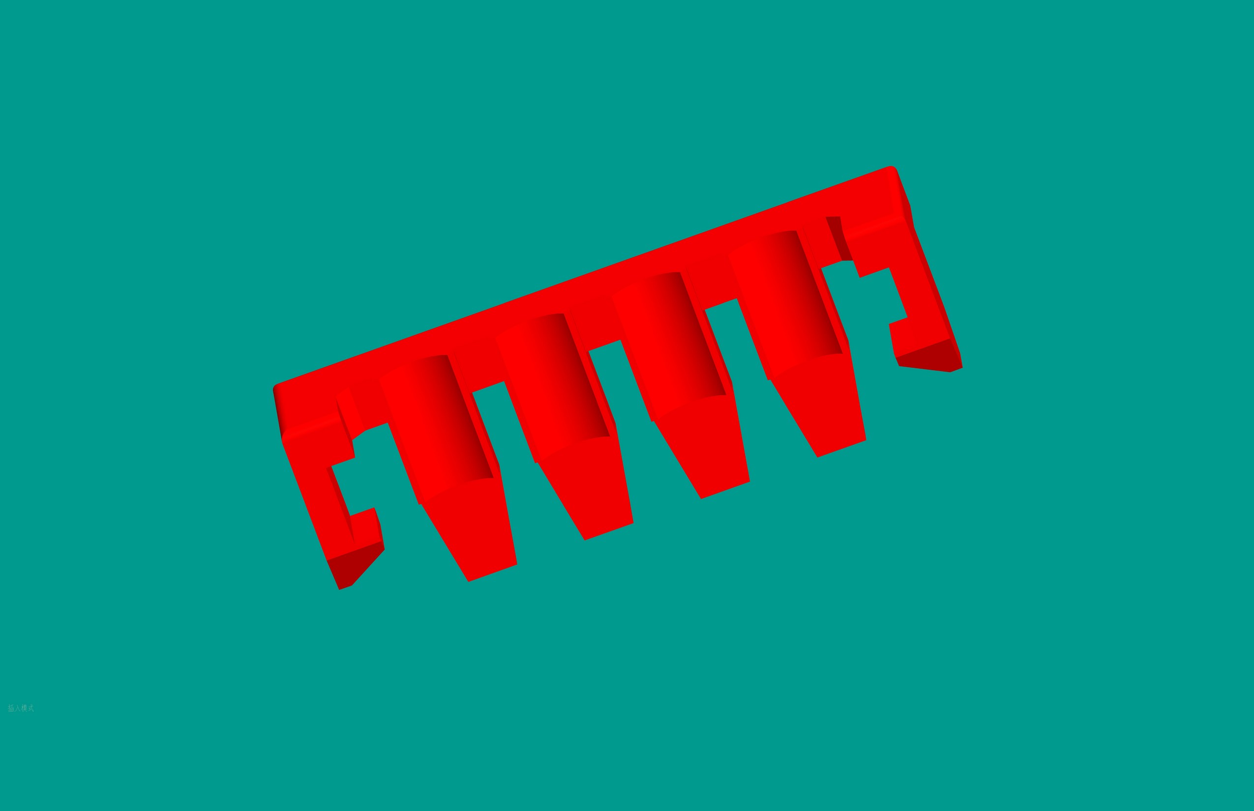 XH正扣鎖片-4S紅色