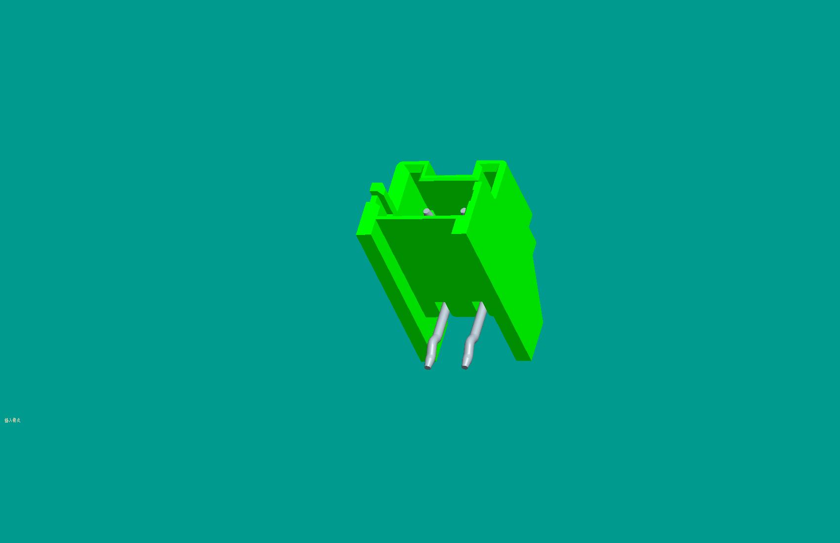 XA-2QAC無卡版扣型/臥式針座綠色/高灼熱絲