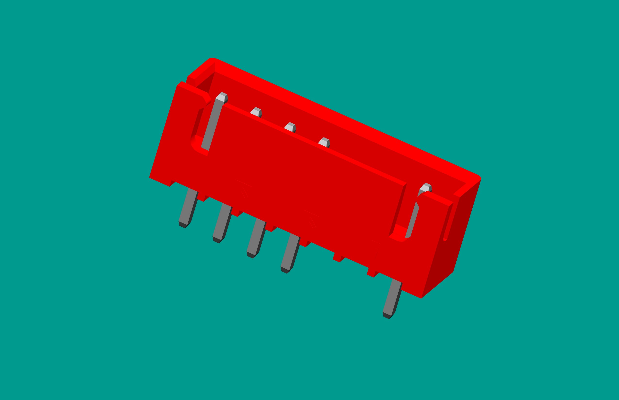XH-7A5(缺第2、3針)立式針座紅色/普通PA66