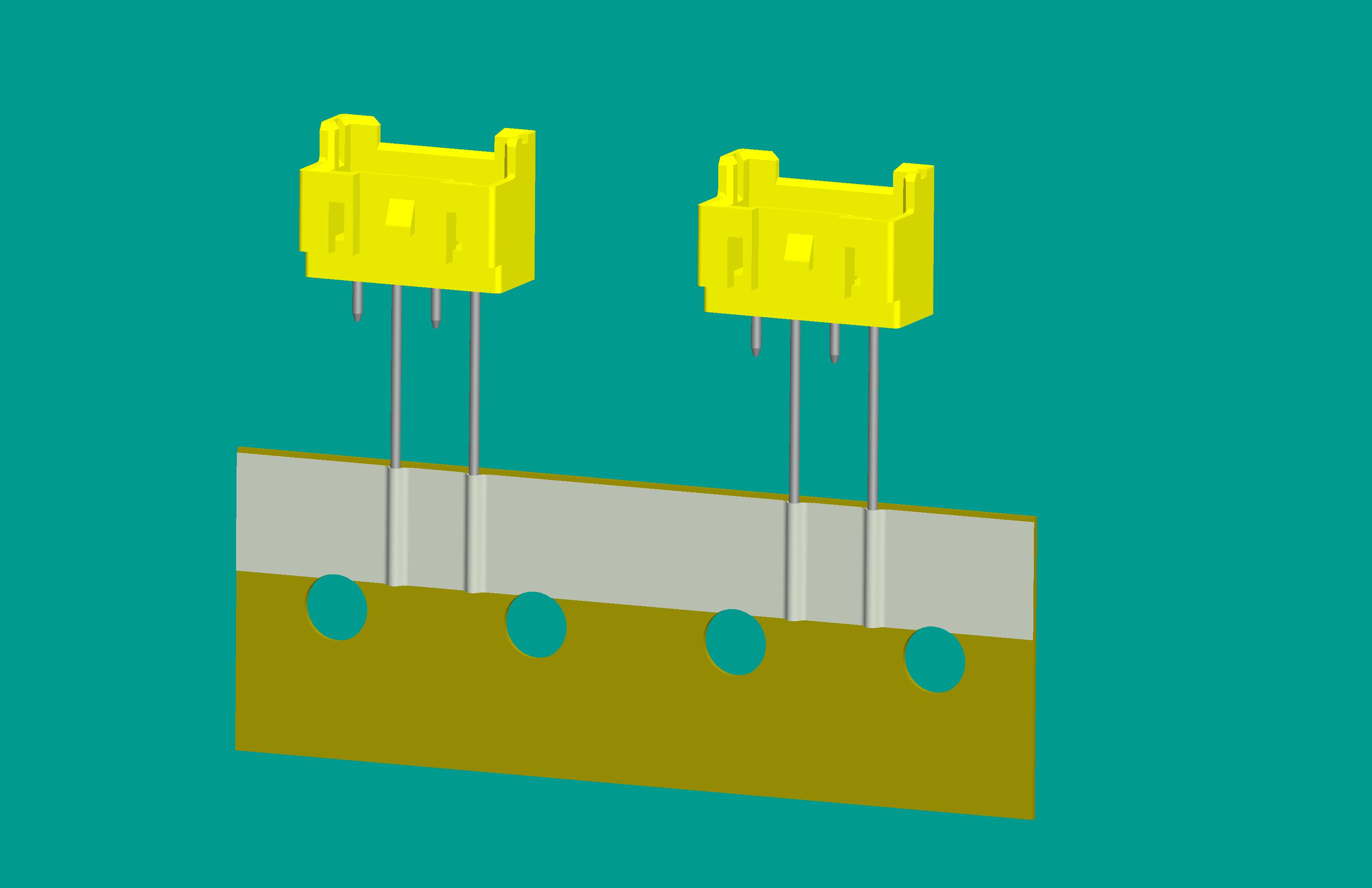 XA-4A編帶針座（黃色）P=25.4