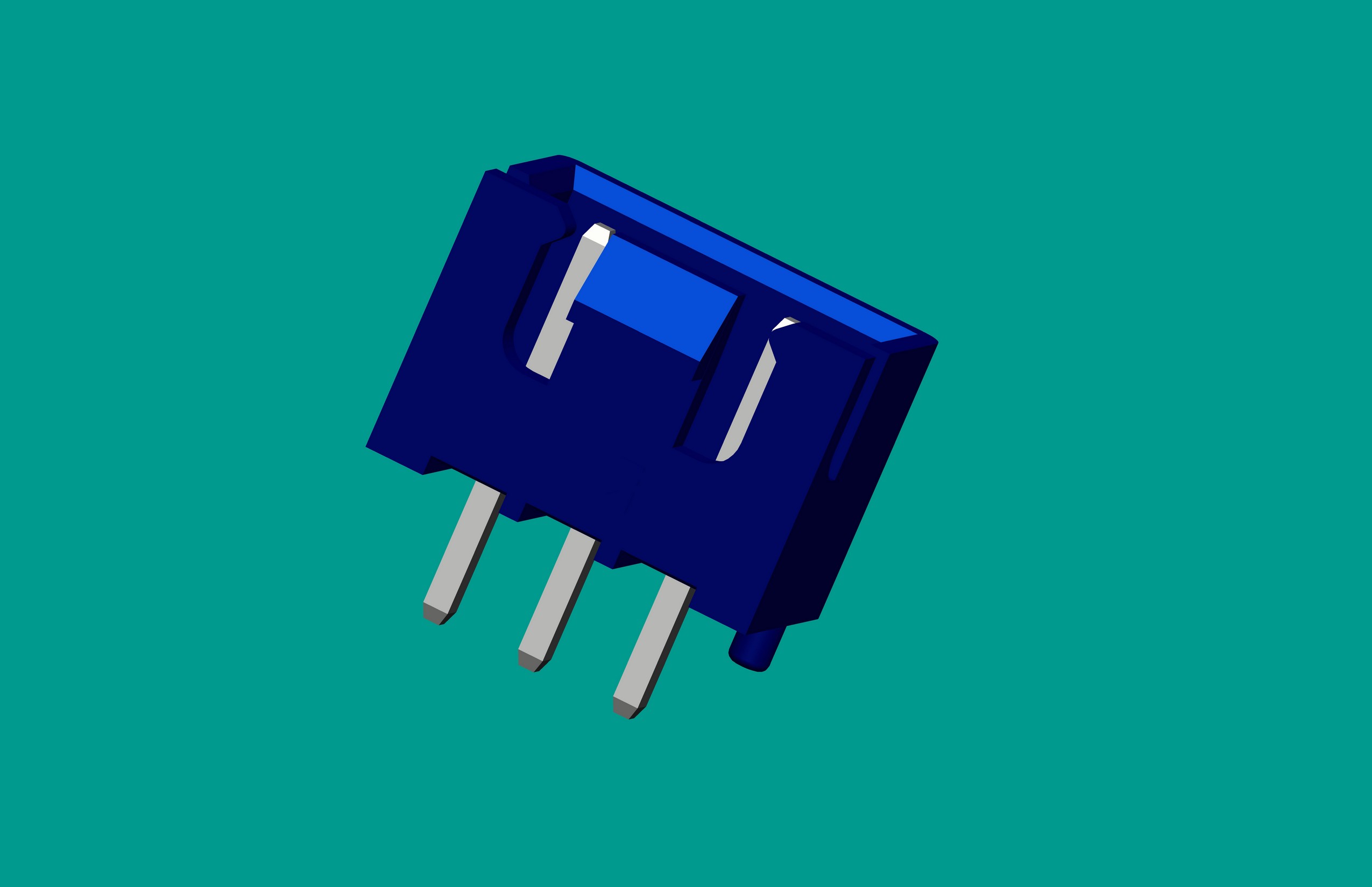 XH帶扣帶定位針座-3直針立式針座藍(lán)色/雙卡點