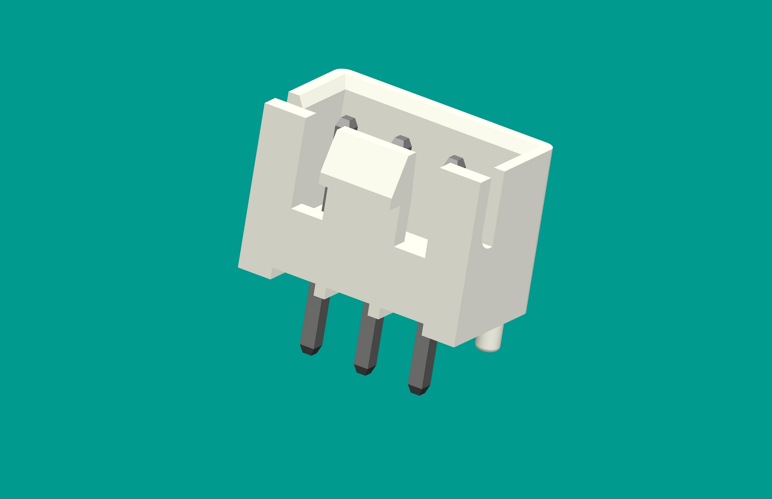 XH帶扣帶定位針座-3直針白色