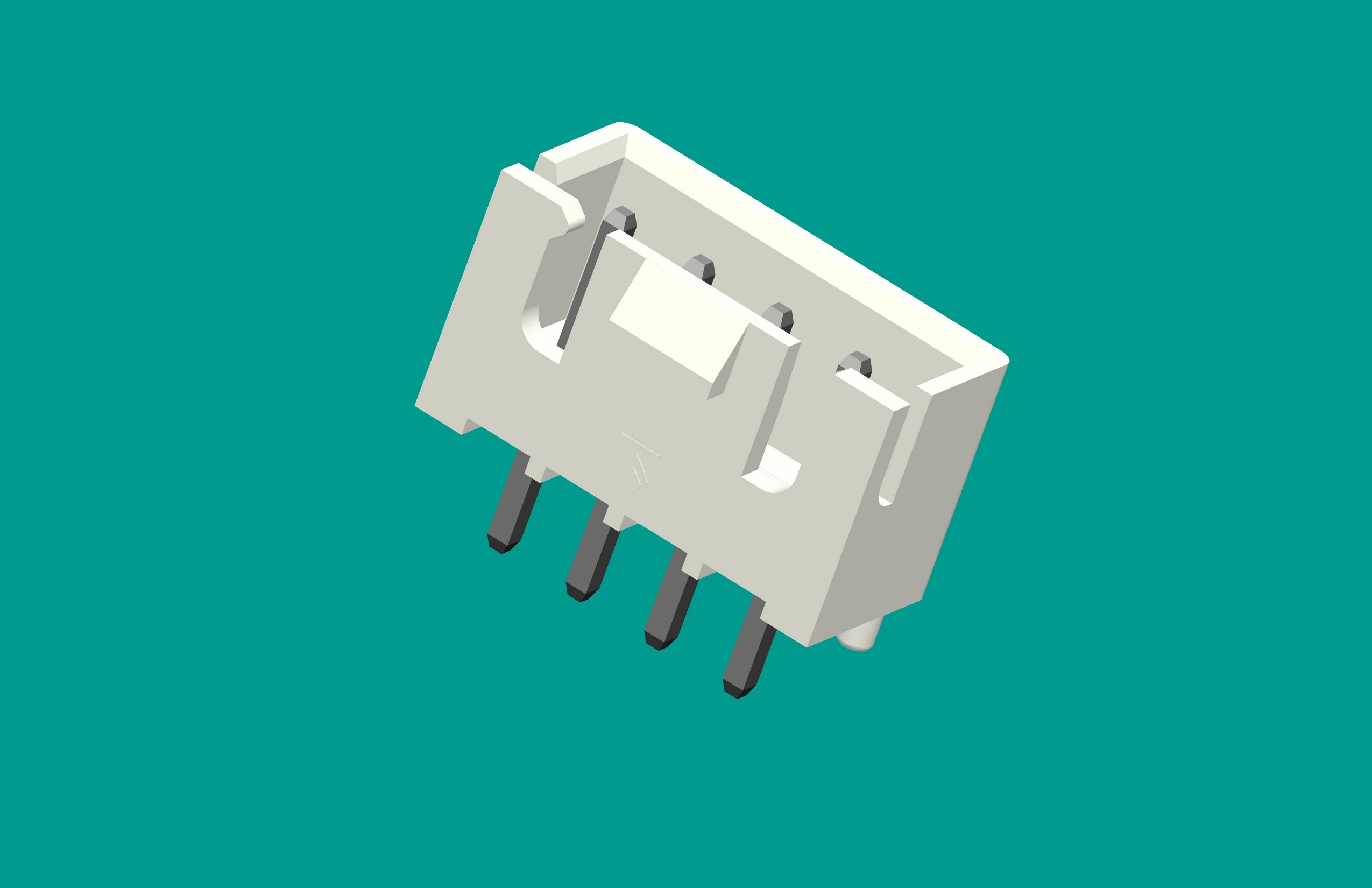 XH-4A帶扣帶定位針座 白色PA66