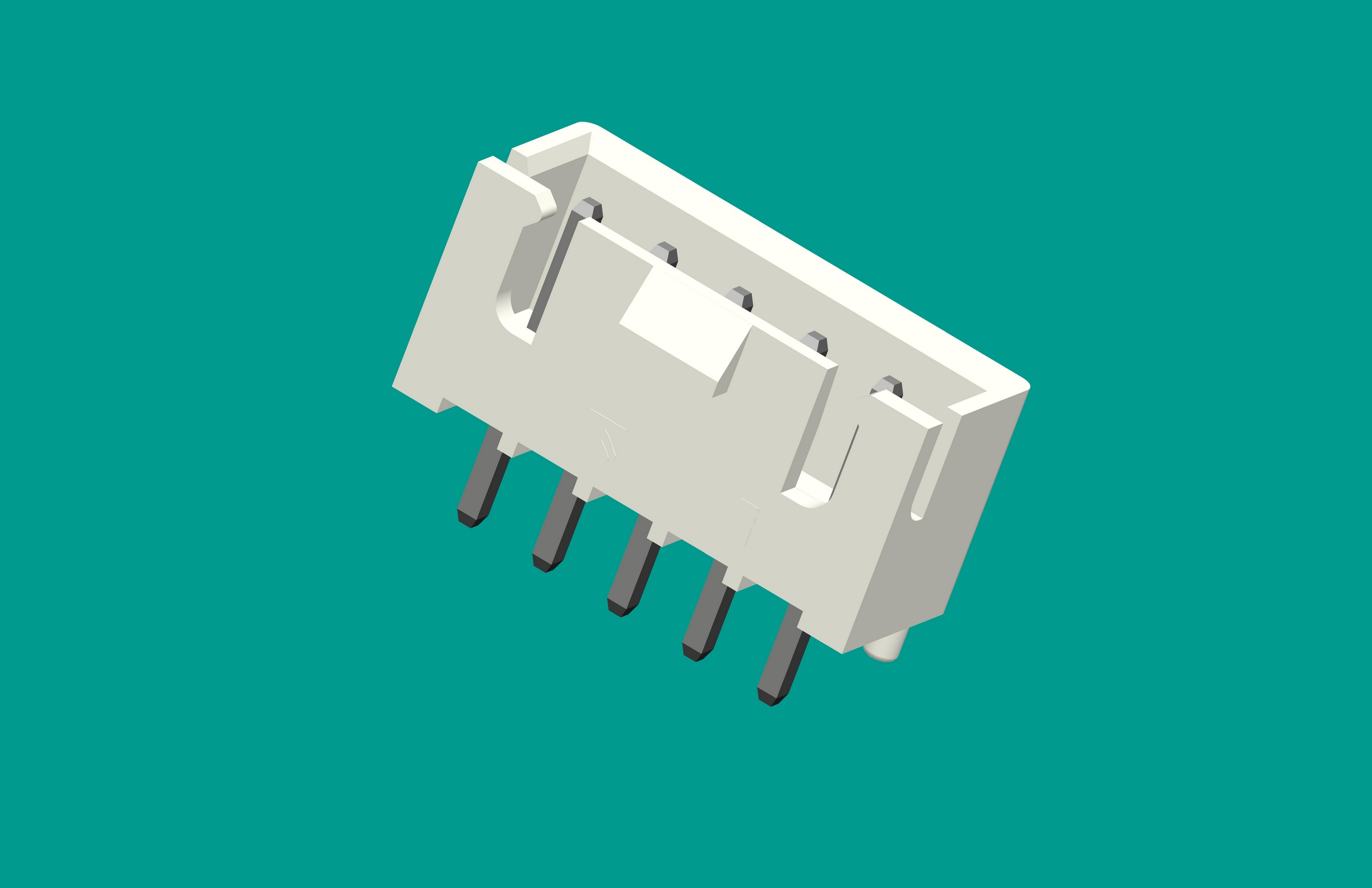 XH帶扣帶定位針座-5直針 白色