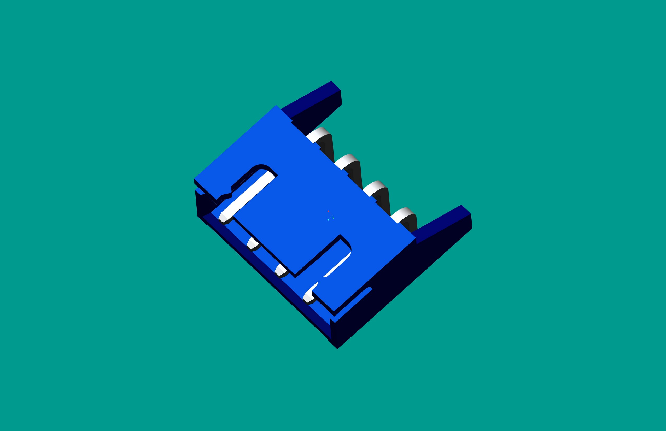 XH-4QA(有保護腳高彎）藍色普通PA66