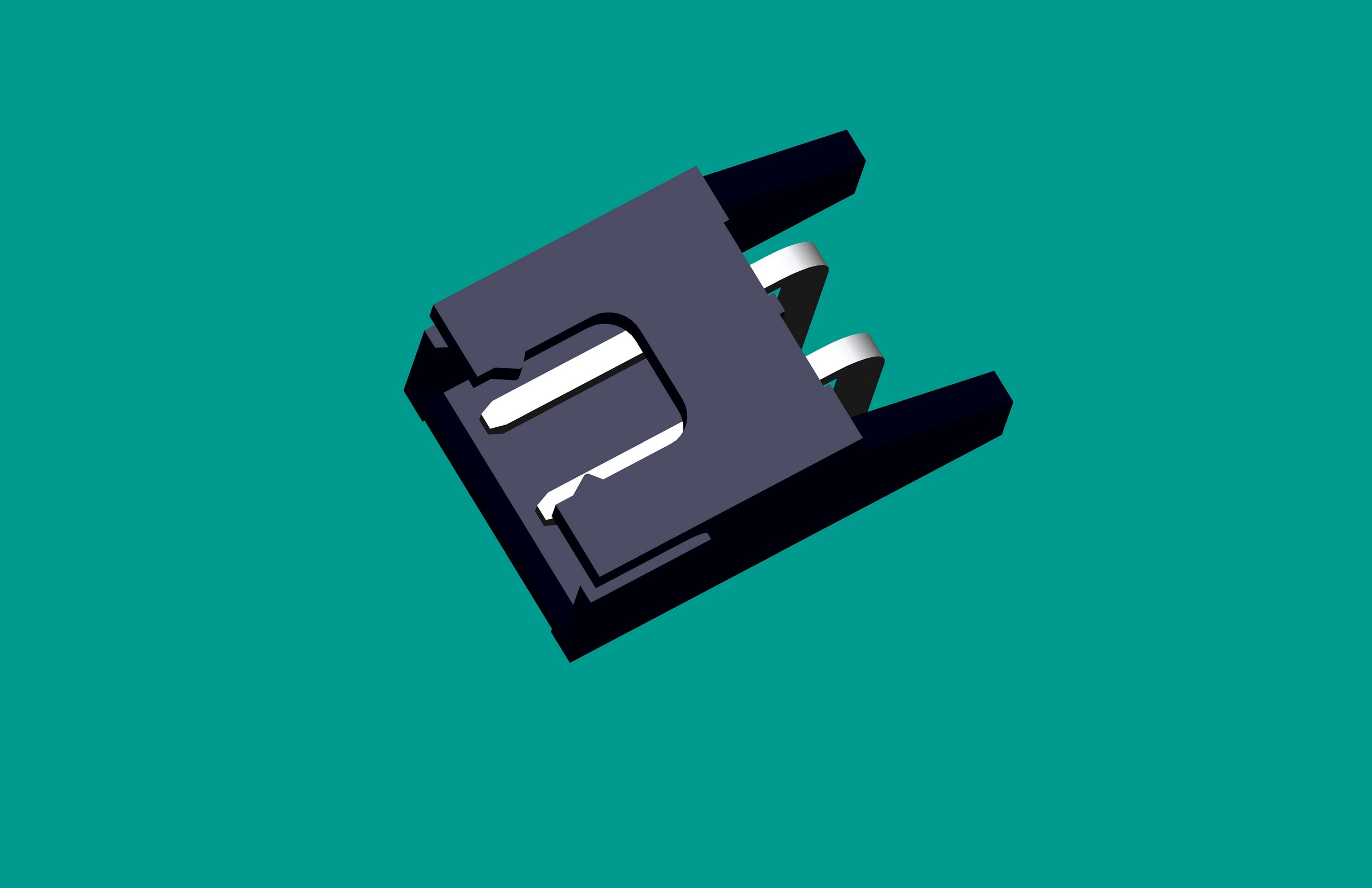 XH-2QA(有保護腳高彎）(黑色)普通PA66