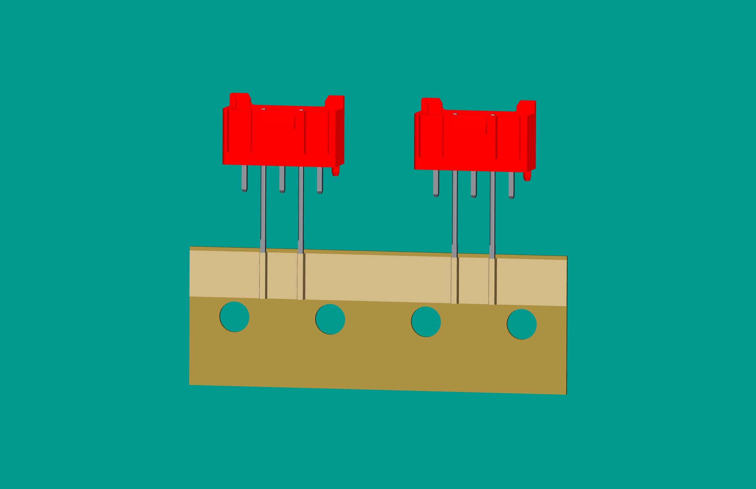 XH-5A全包編帶立式針座紅色/(2、4長(zhǎng)針)普通PA66
