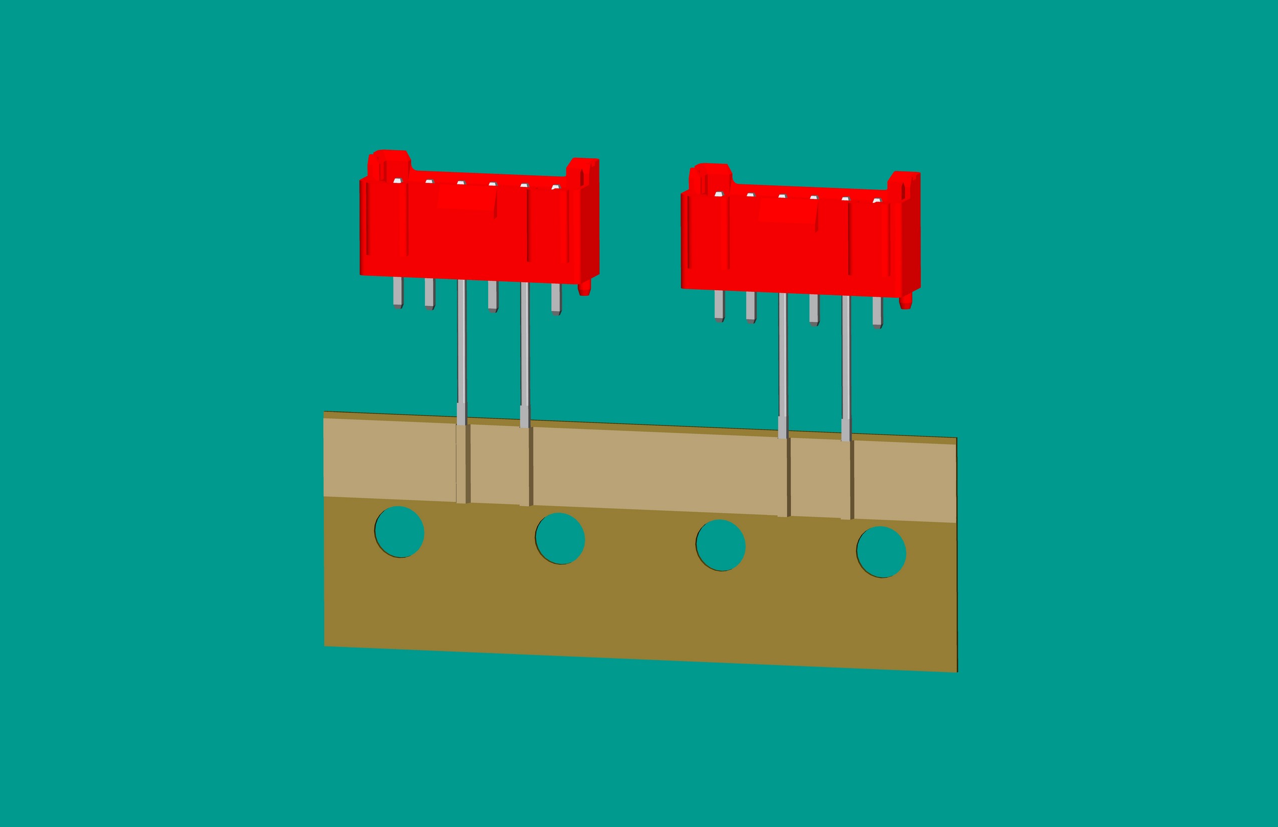 XH-6A全包編帶立式針座紅色/(2、4長(zhǎng)針)普通PA66