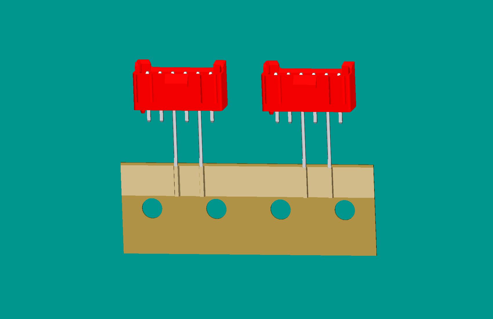 XH-6A(反定位)全包編帶立式針座紅色/(2、4長(zhǎng)針)普通PA66