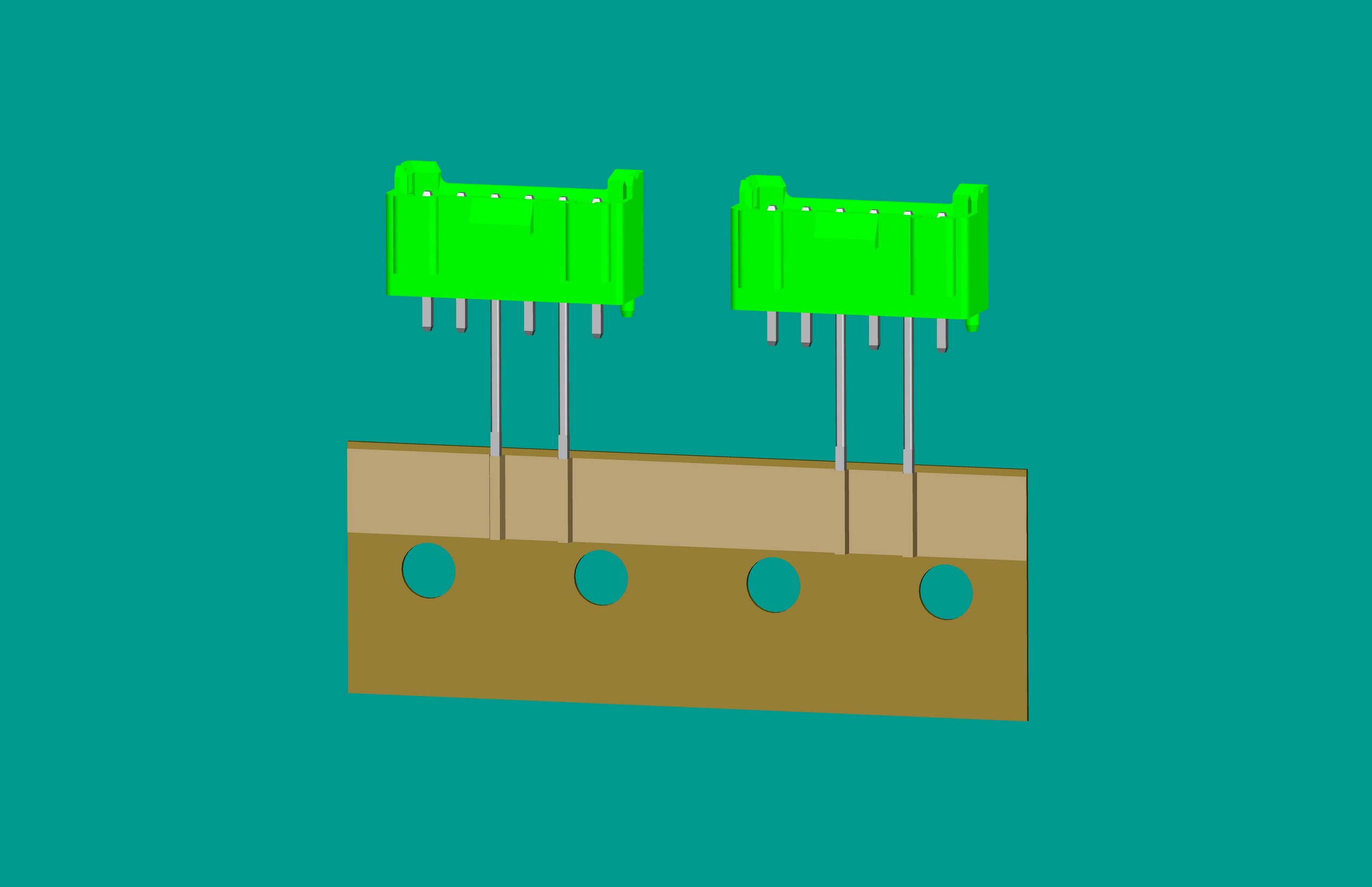 XH-6A全包編帶立式針座綠色/(2、4長針)普通PA66