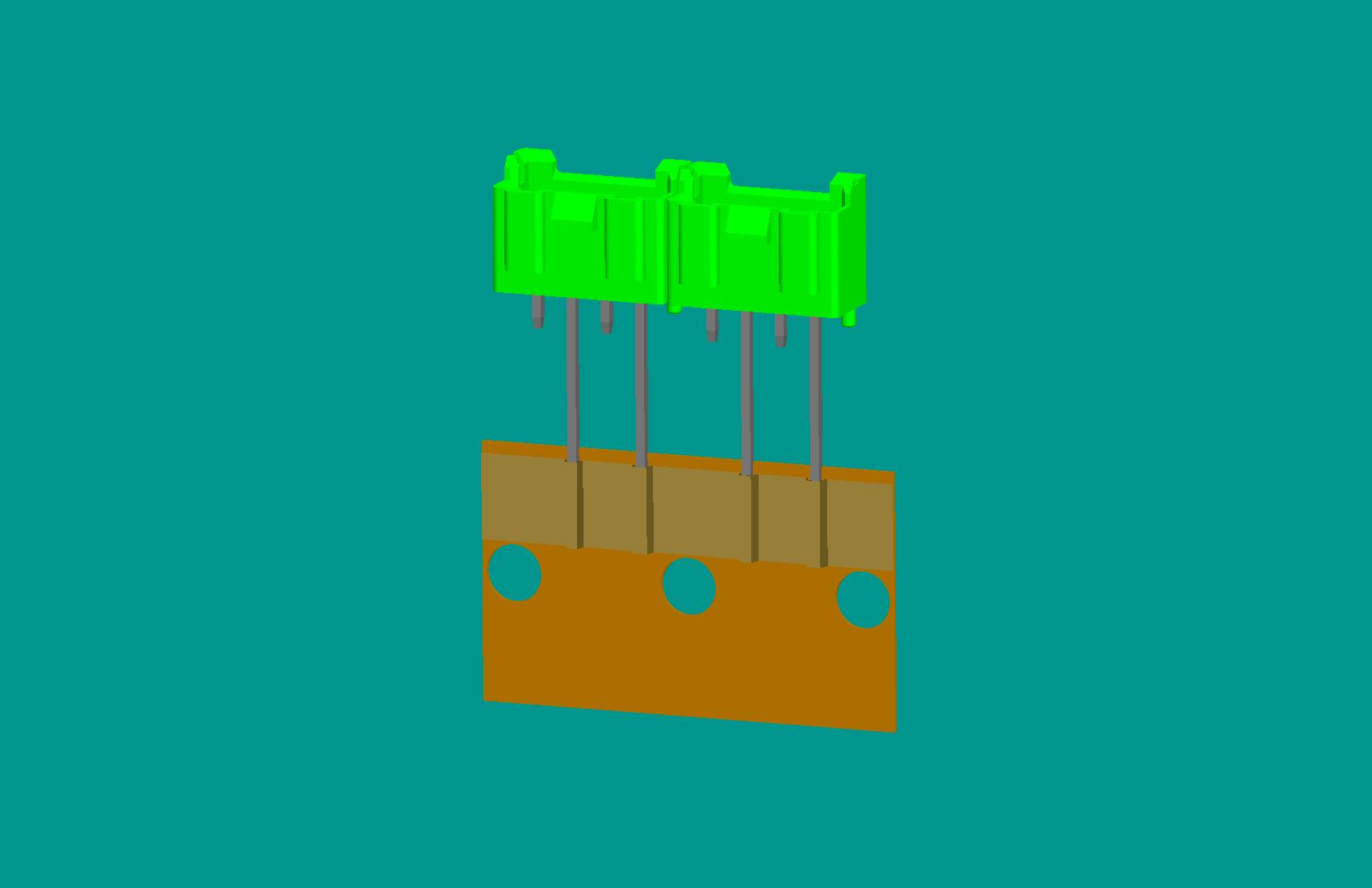 XH-4A全包編帶針座(1、3長針)(綠色)普通PA66