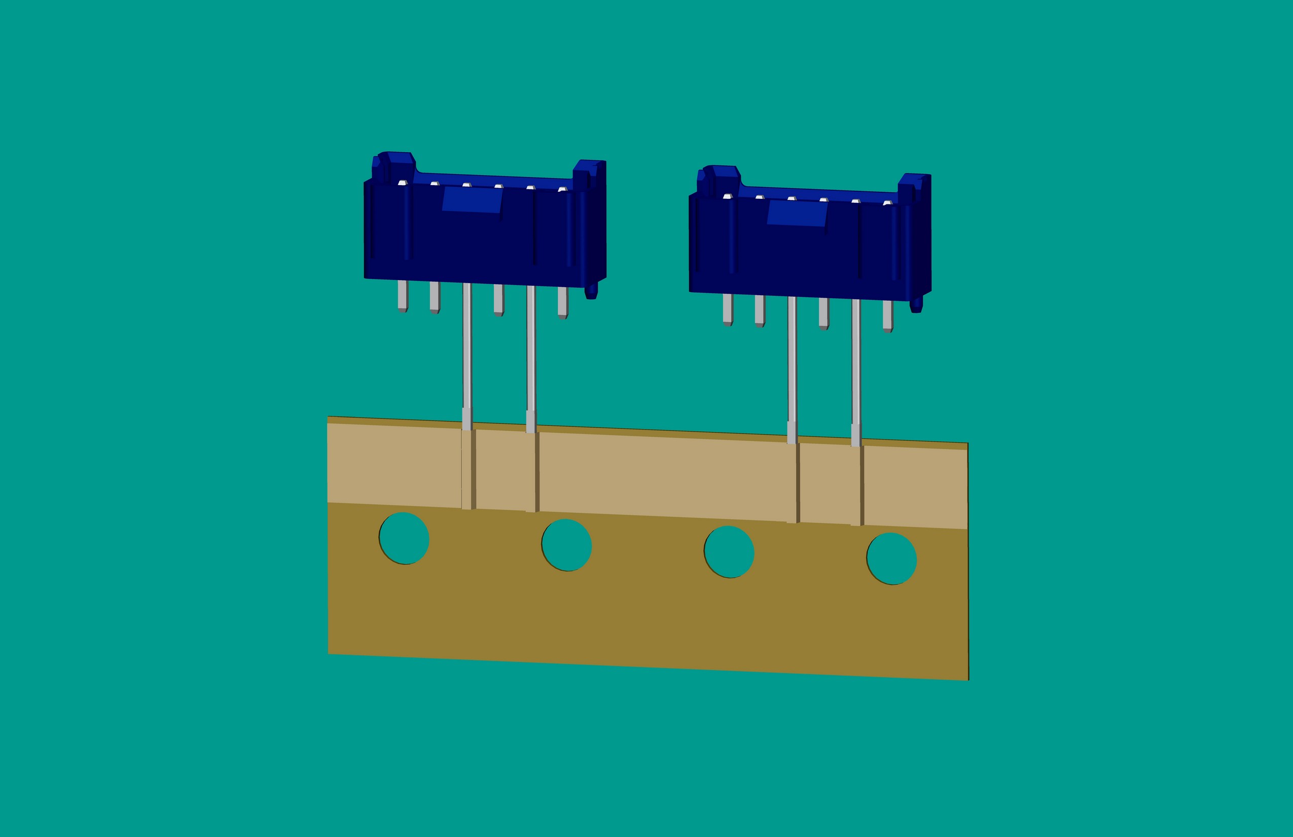 XH-6A全包編帶立式針座藍色/(2、4長針)普通PA66