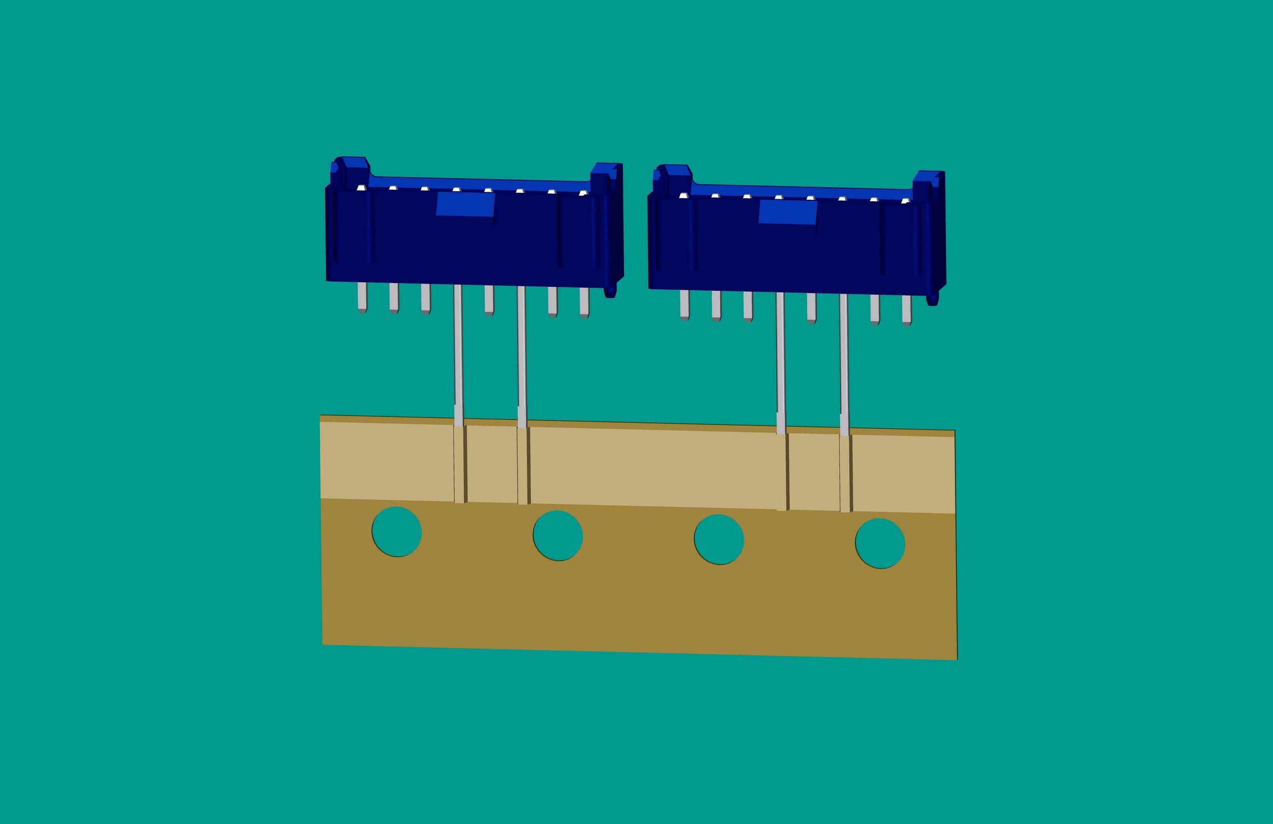 XH-8A全包編帶立式針座藍色/(3、5長針)普通PA66