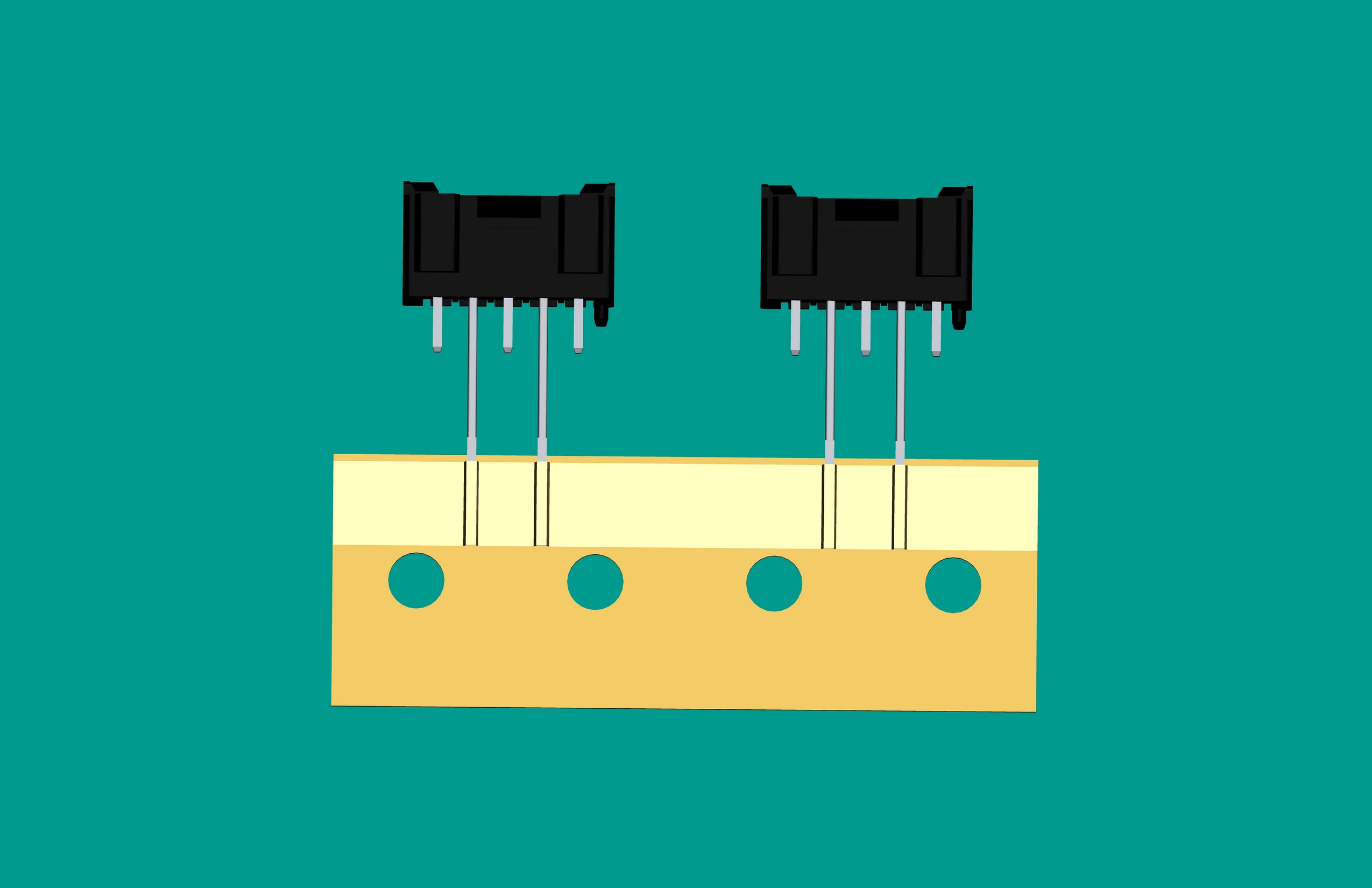 XH-5A全包編帶立式針座黑色/(2、4長針)普通PA66