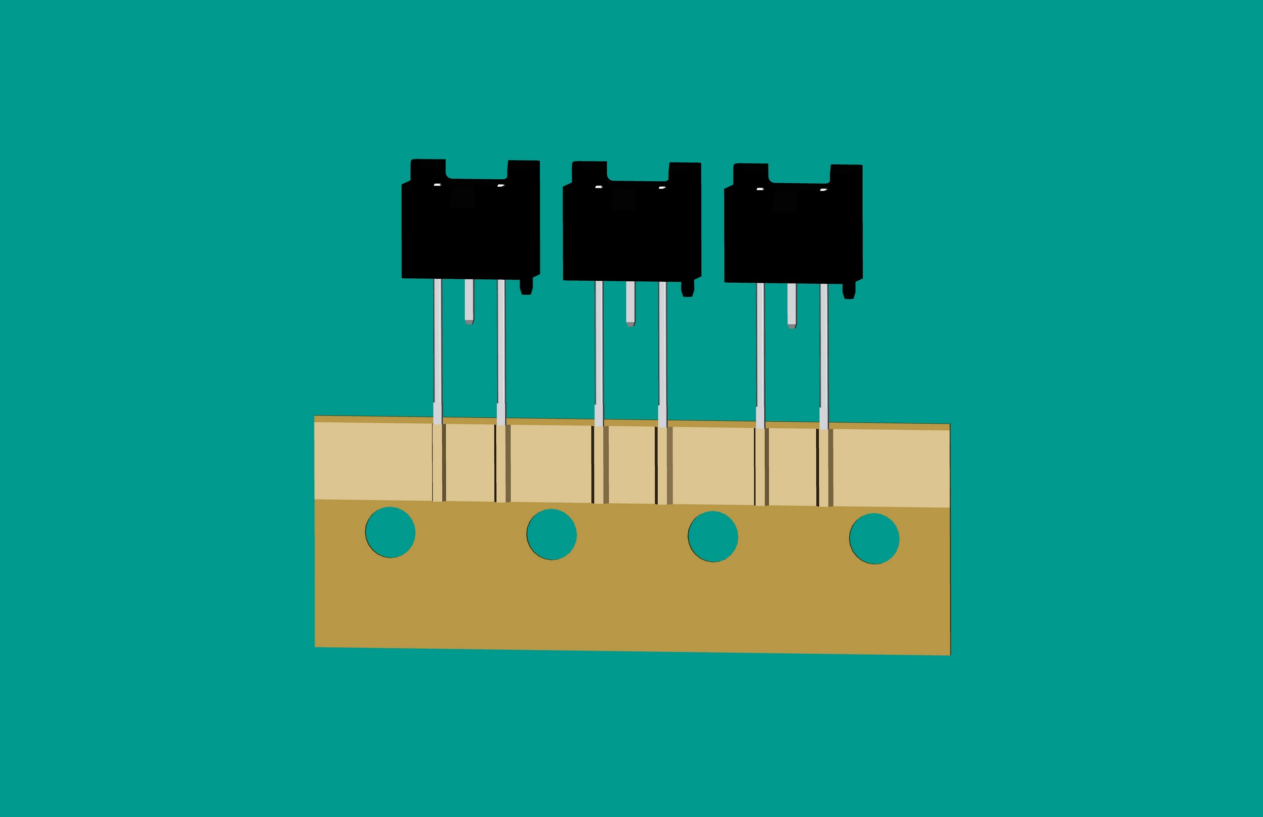 XH-3A全包編帶立式針座黑色/(1、3長針)普通PA66