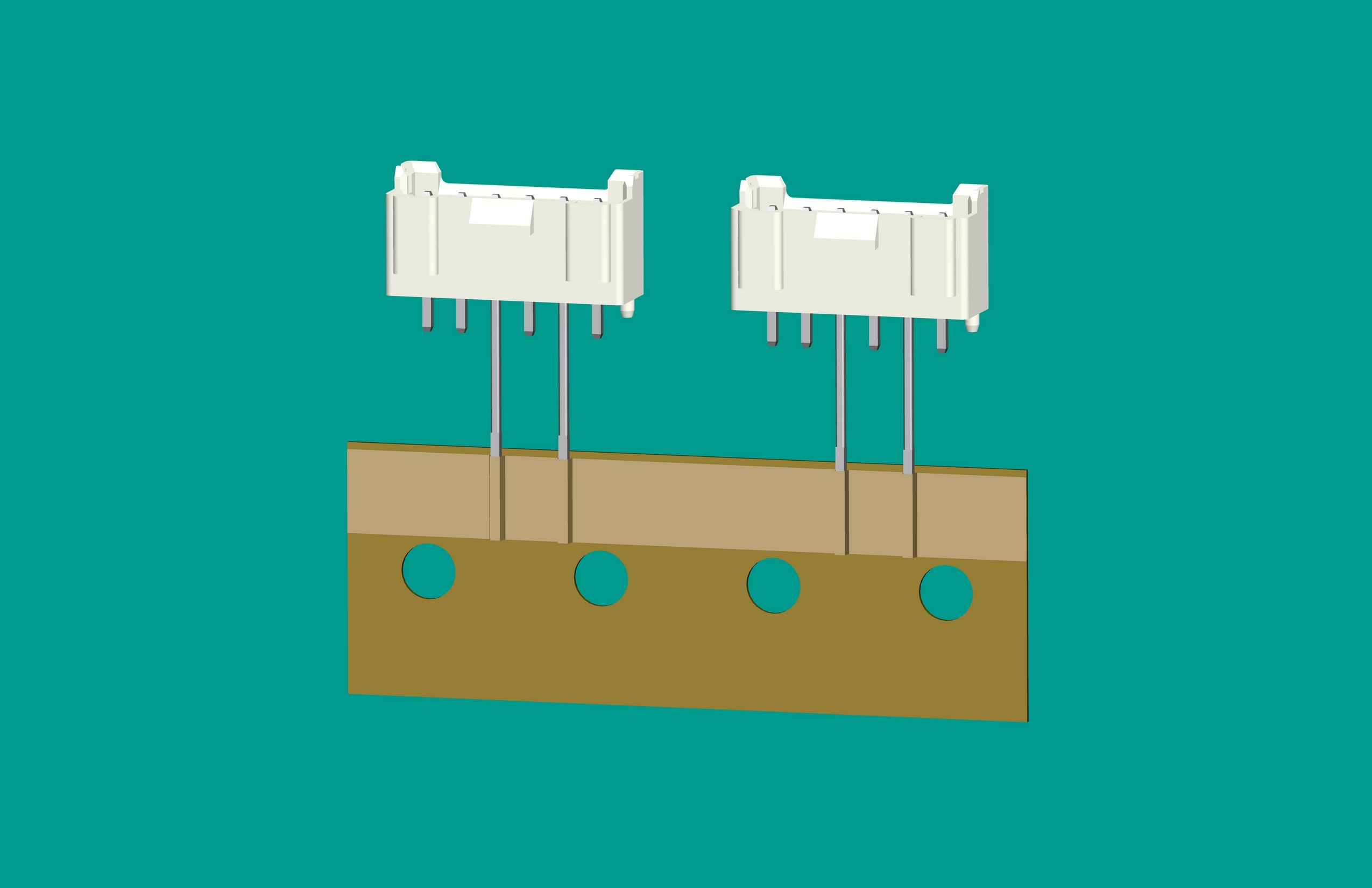 XH-6A全包編帶立式針座白色/(2、4長針)普通PA66