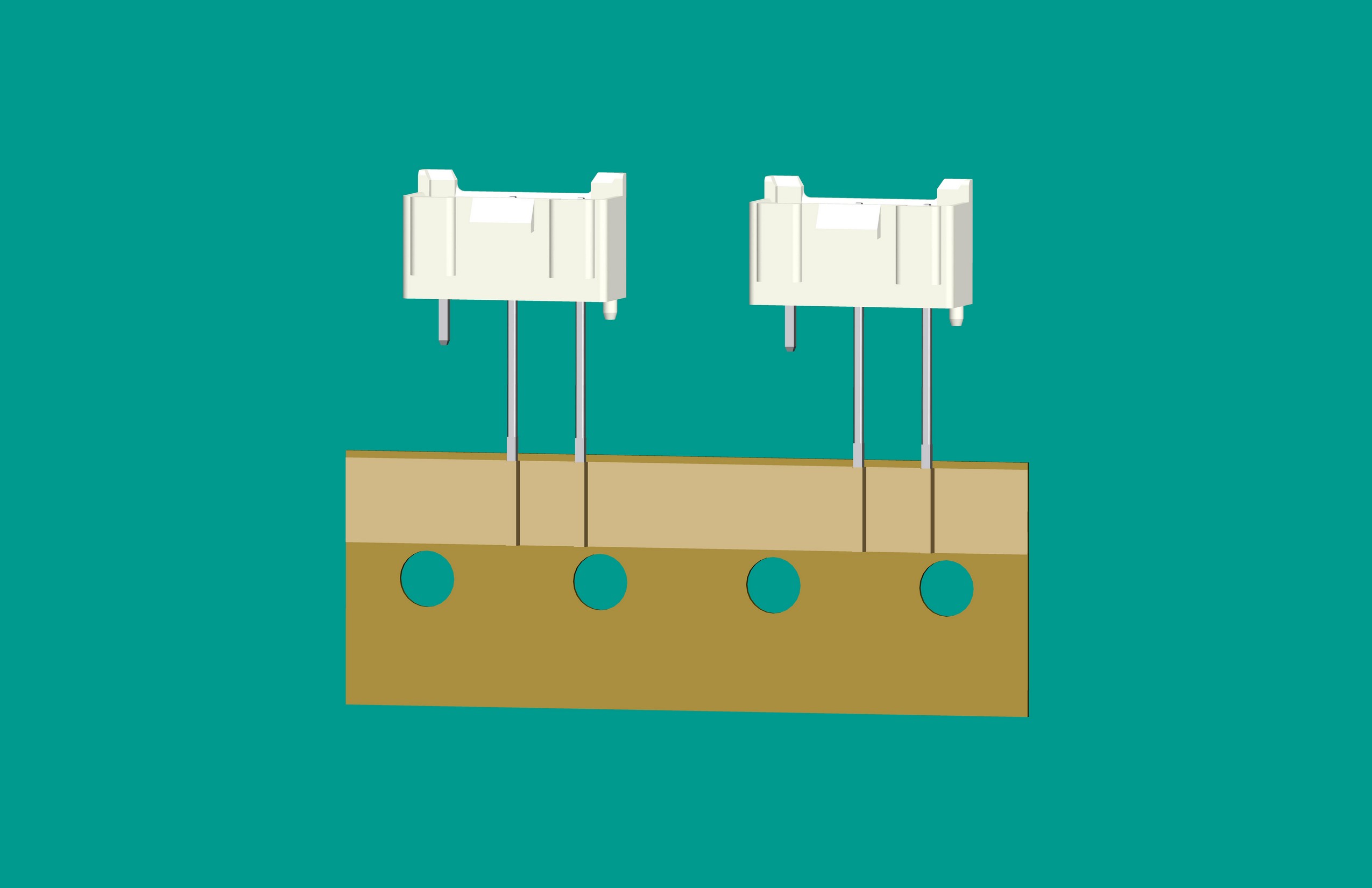 XH-5A全包編帶立式針座白色/(缺2、4針)普通PA66