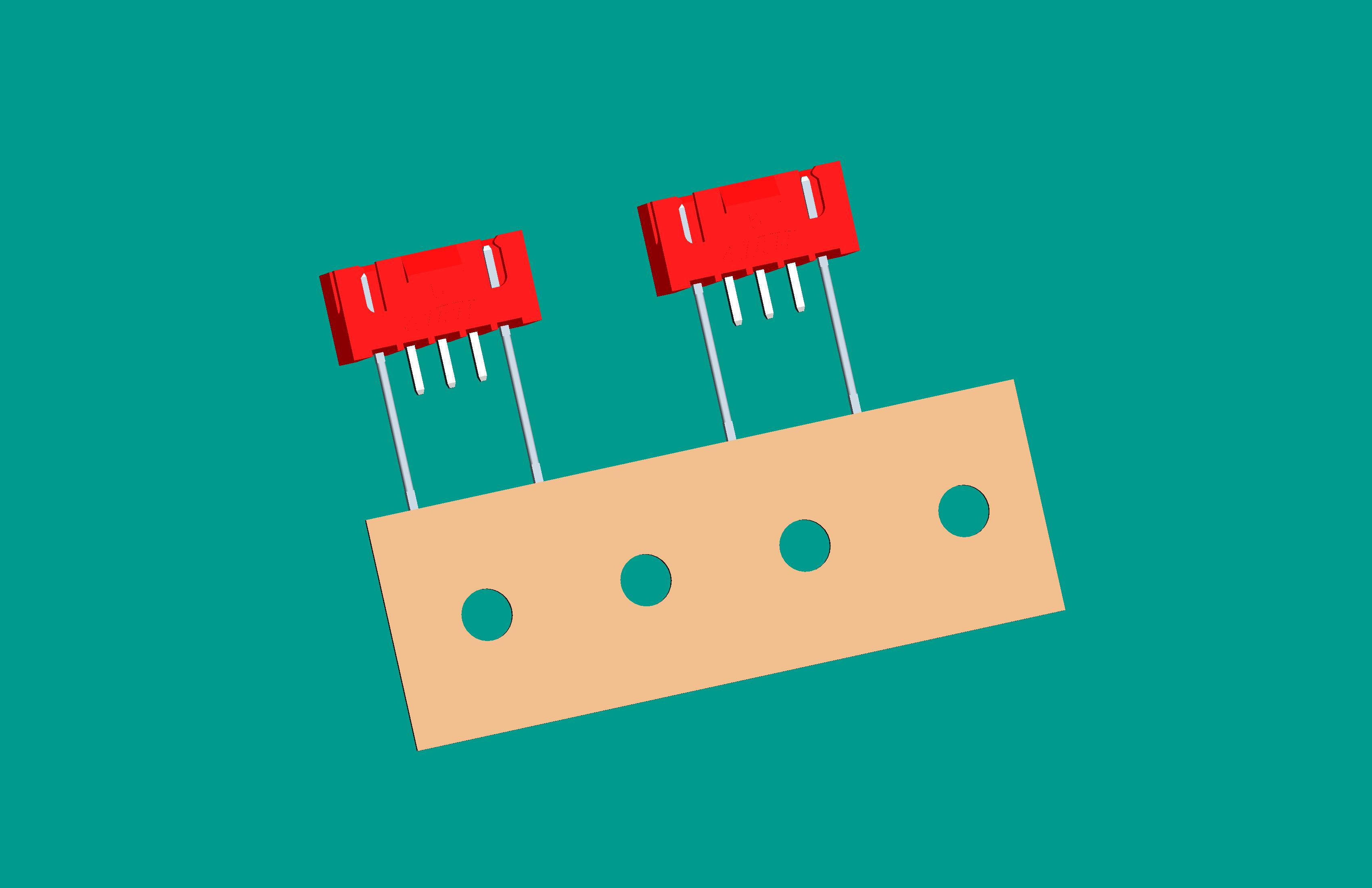 XH-5A(帶扣)立式針座紅色/編帶(1、5長針，反向，12mm）