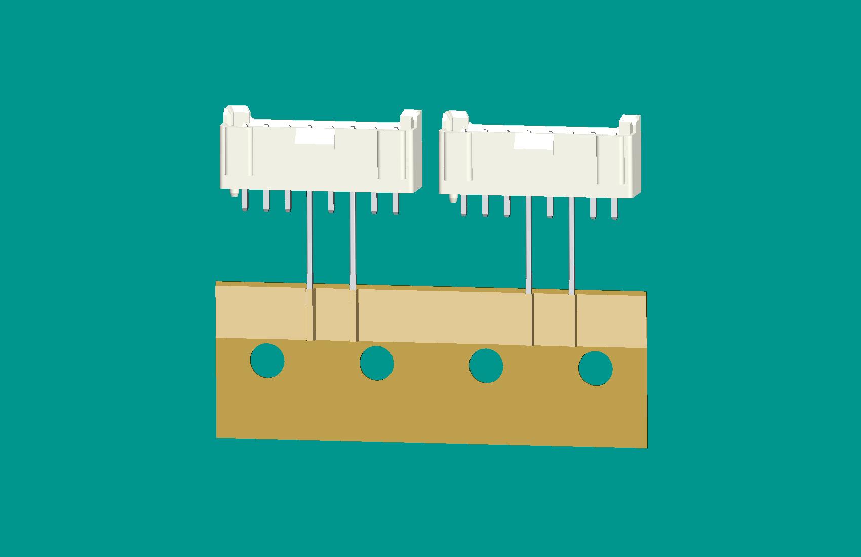 XH-8A(反定位)全包編帶立式針座白色/(3、5長針)普通PA66
