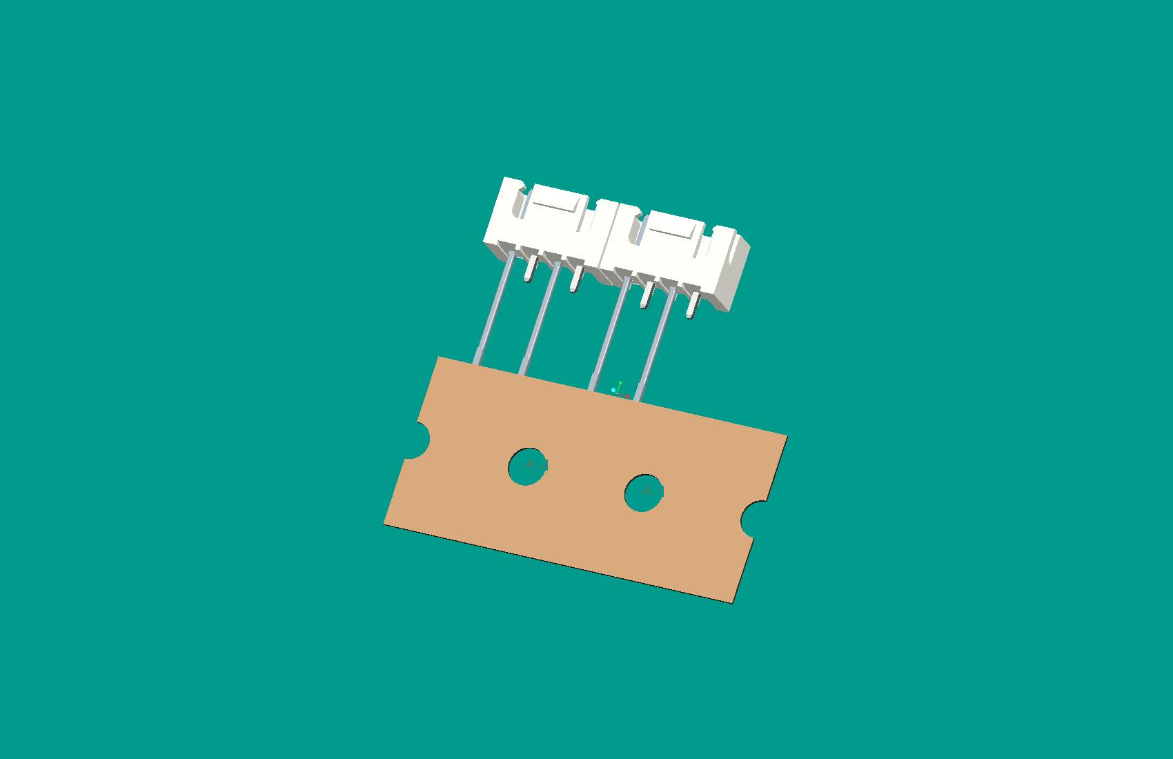 XH-4A(帶扣)立式針座白色/編帶(步距12.7，反向，12mm)