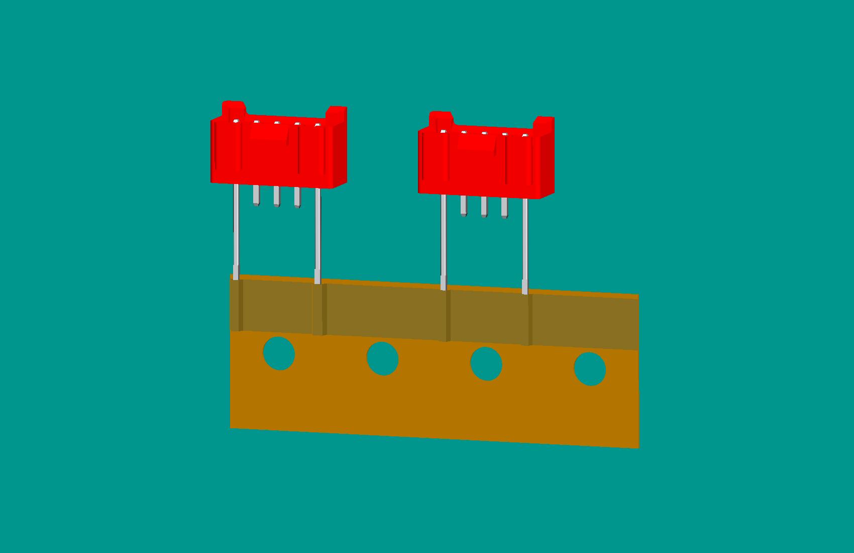 XH-5A全包非限位編帶正向（1、5長(zhǎng)針）(紅色)普通PA66/奧克斯