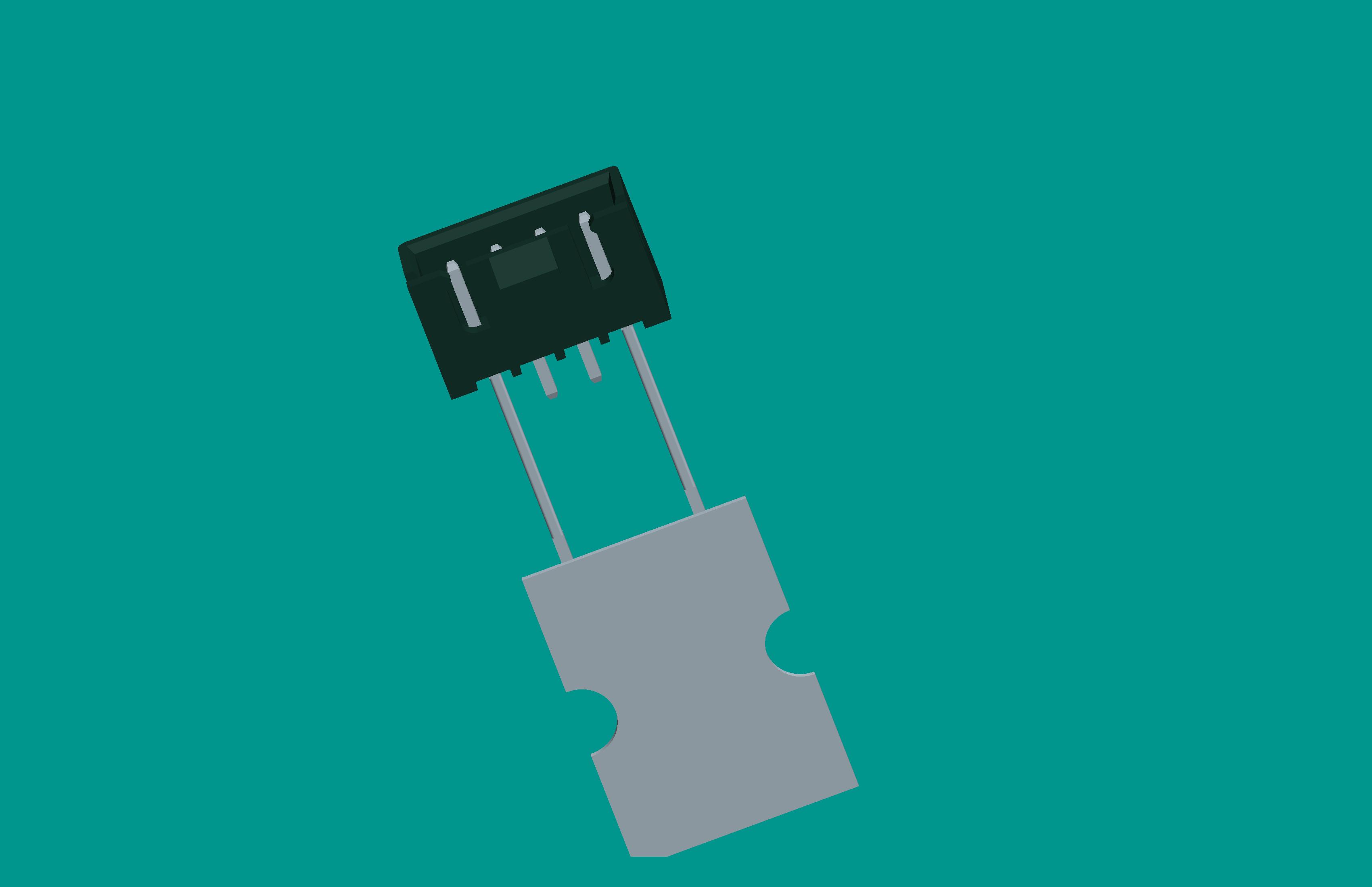 XH-4A帶扣立式針座黑色 高灼熱絲/編帶(1、4長(zhǎng)針，反向，10mm，短針外漏長(zhǎng)2.9mm 步距12.7)