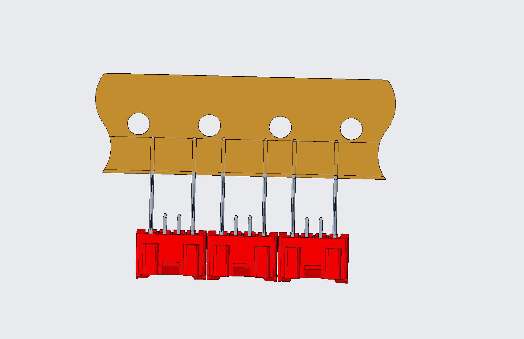 XH-4A全包編帶正向（1、4長(zhǎng)針）(紅色)普通PA66/奧克斯