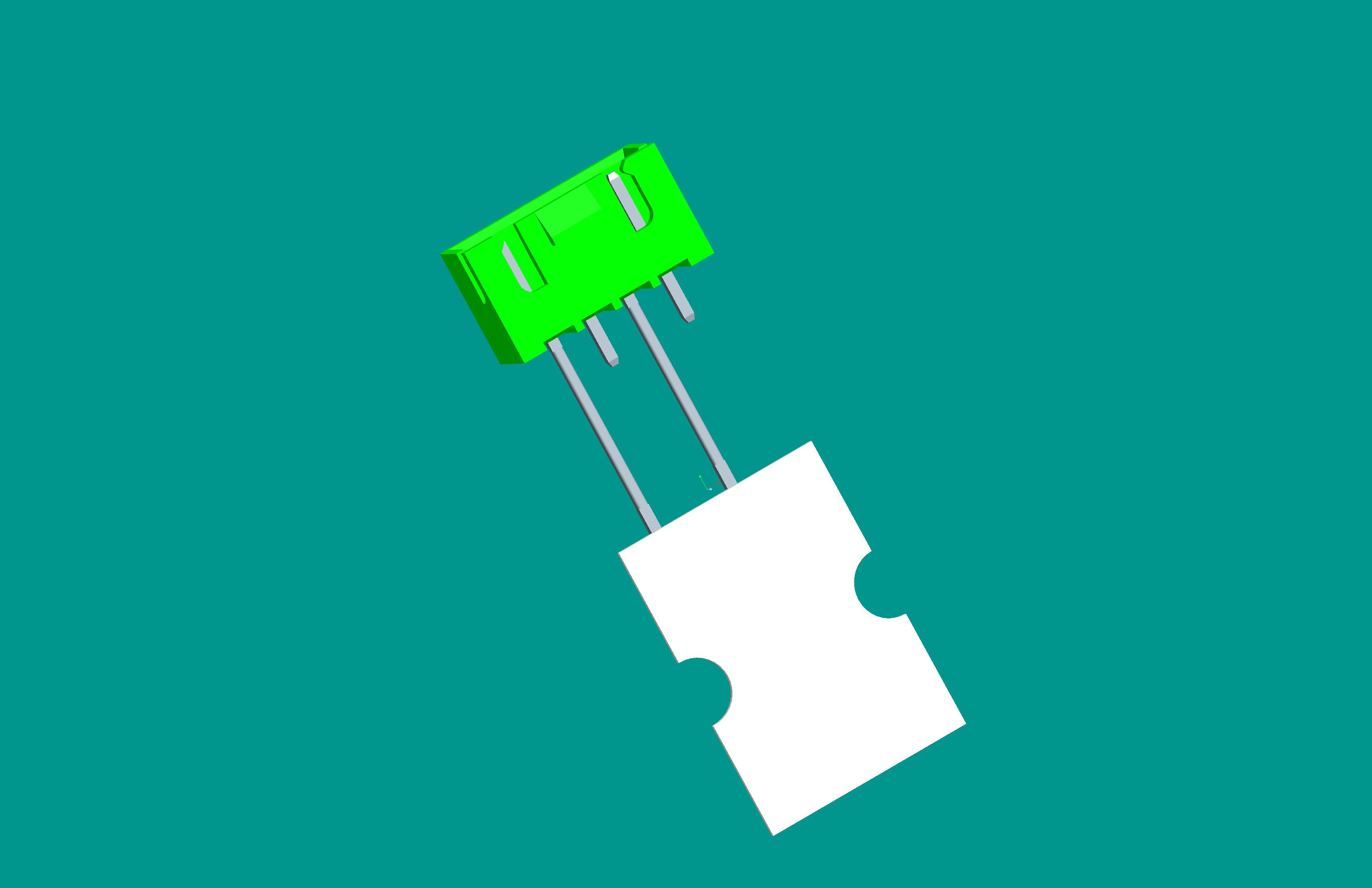 XH-4A(帶扣)立式針座綠色/編帶(步距12.7,2、4長針，反向，10mm，短針外漏長2.9mm)PA66