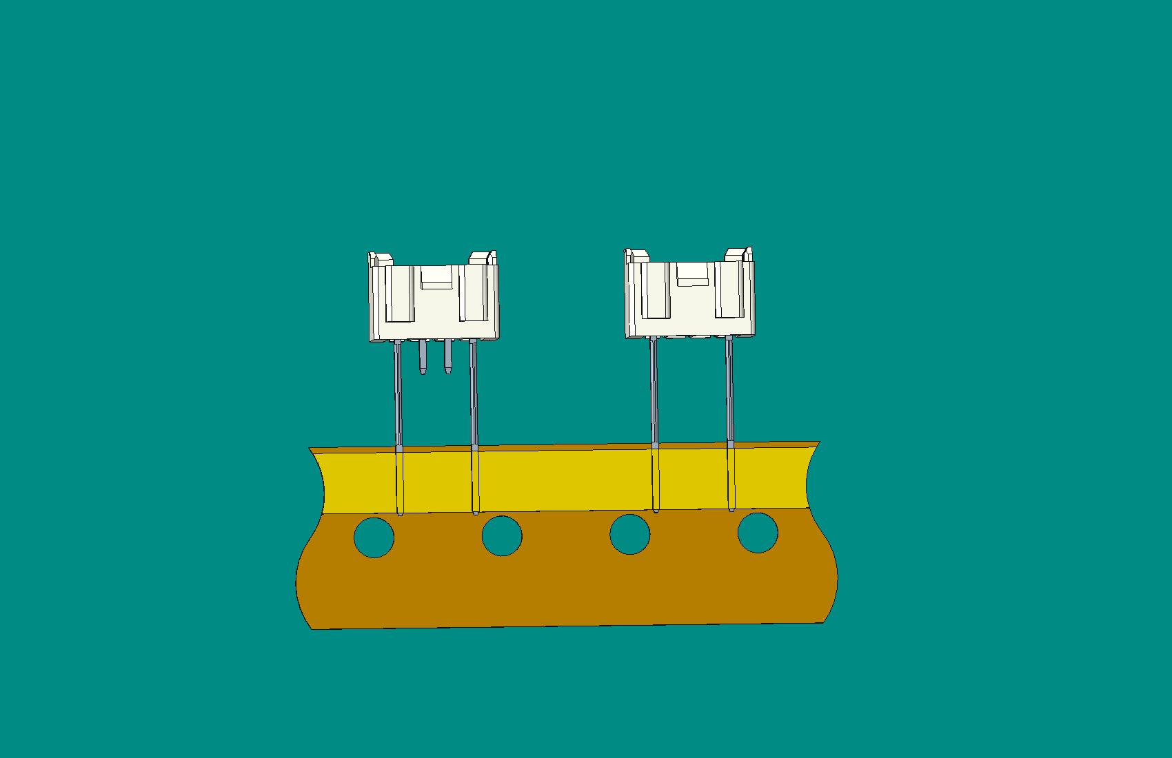 XH-4A全包非限位編帶正向（1、4長(zhǎng)針）(白色)普通PA66/奧克斯
