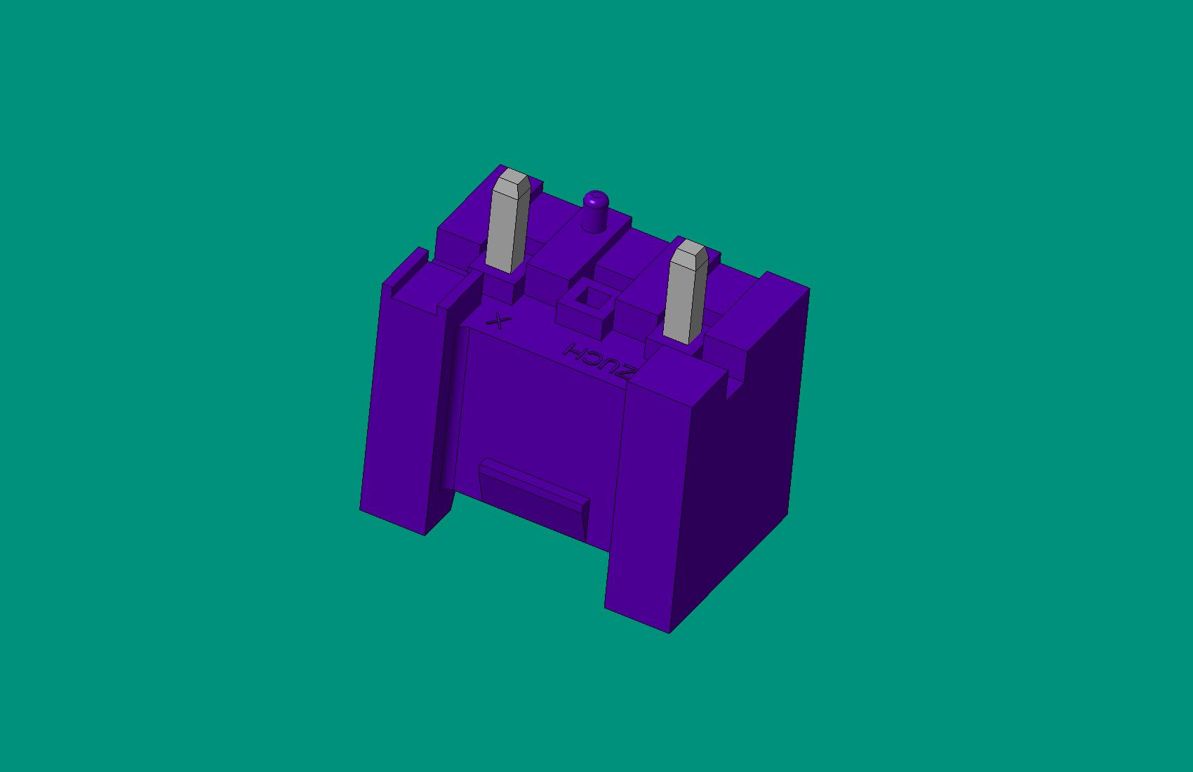 VH3A盒式（插奇數(shù)）帶定位針座 -紫色(高灼熱絲)